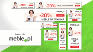 Kampania display meble.pl - przegląd kreacji